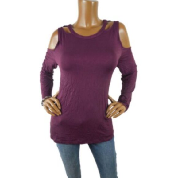 INC International Concepts Tops - INC Top XL NWT $39 Casual Shirt Cold Shoulder Port